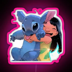 Lilo And Stitch RGB Neon Sign