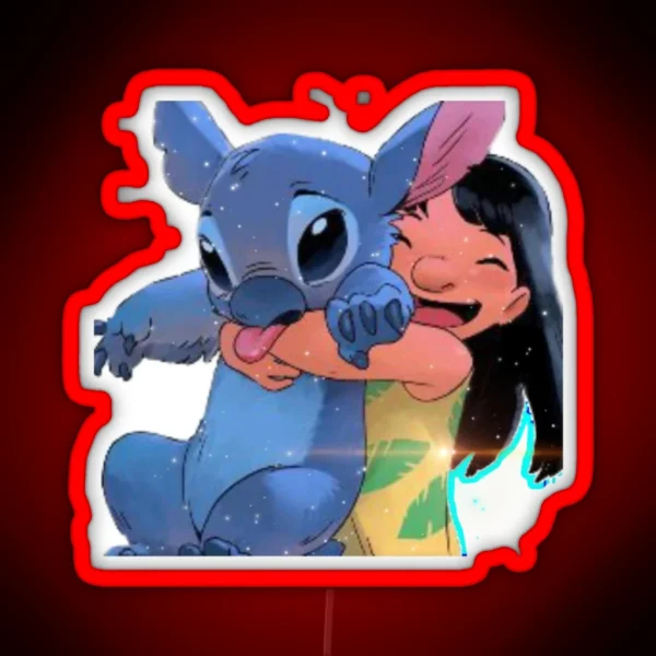 Lilo And Stitch RGB Neon Sign