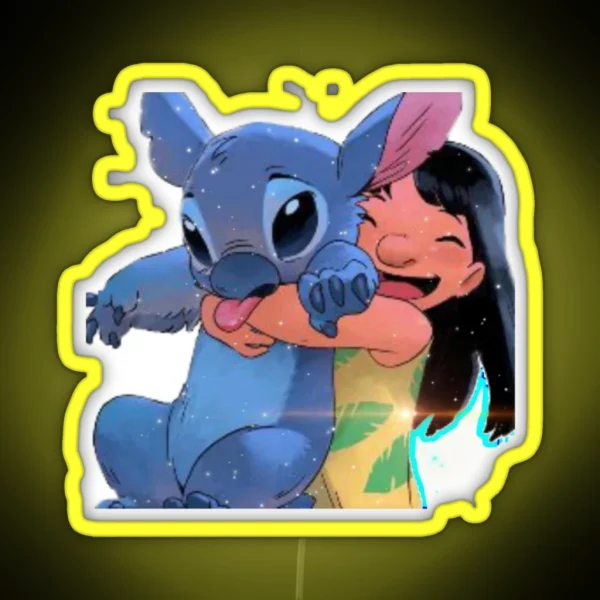 Lilo And Stitch RGB Neon Sign