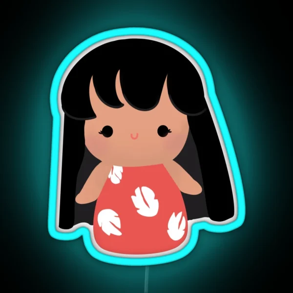 Lilo Chibi RGB Neon Sign