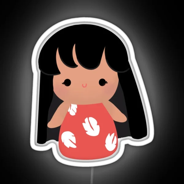 Lilo Chibi RGB Neon Sign