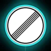 Neon sign reading 'Limits No Longer Apply' - perfect for Autobahn enthusiasts seeking speed freedom.