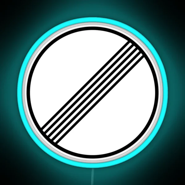 Limits No Longer Apply Autobahn RGB Neon Sign