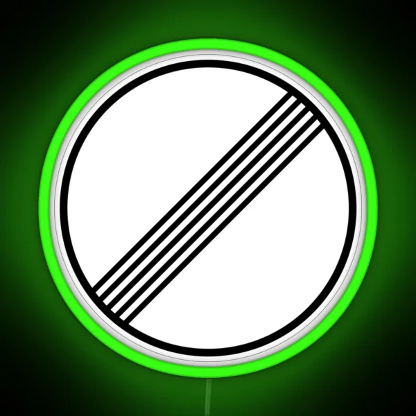 Limits No Longer Apply Autobahn RGB Neon Sign