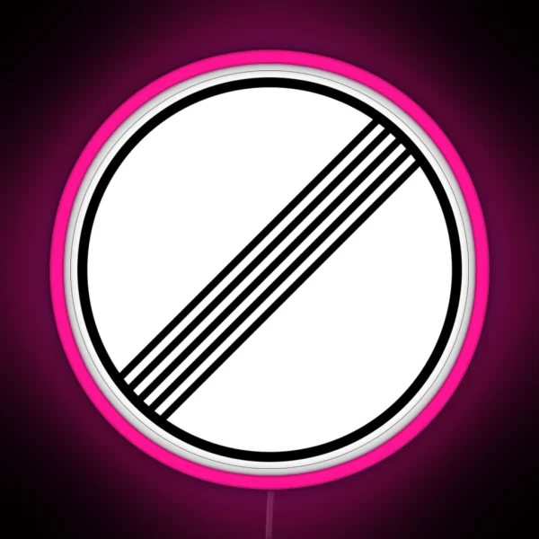 Limits No Longer Apply Autobahn RGB Neon Sign