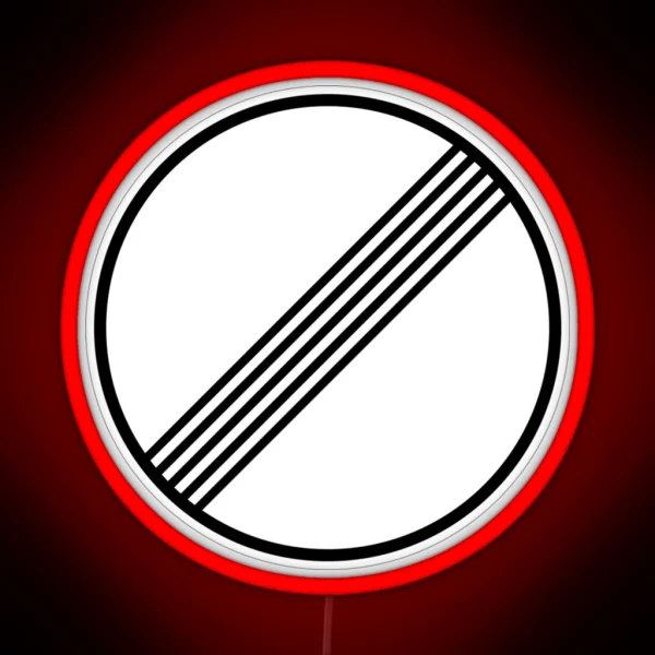 Limits No Longer Apply Autobahn RGB Neon Sign