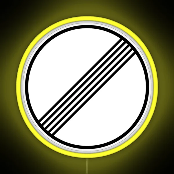 Limits No Longer Apply Autobahn RGB Neon Sign