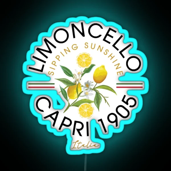 Limoncello Capri Italy RGB Neon Sign