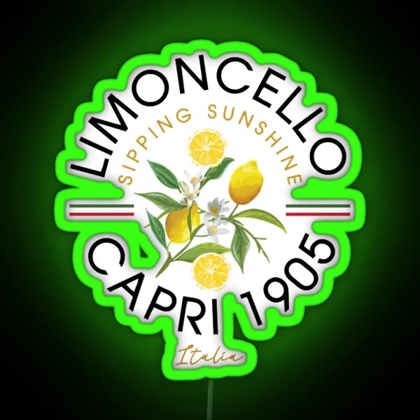 Limoncello Capri Italy RGB Neon Sign