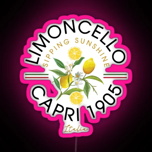 Limoncello Capri Italy RGB Neon Sign