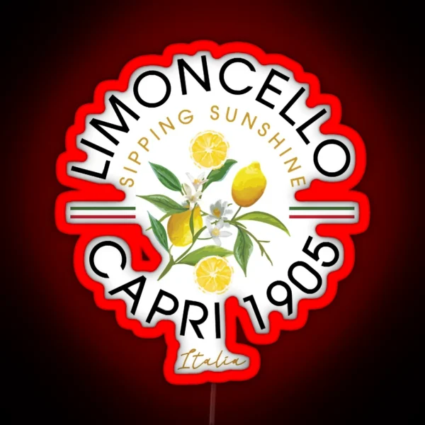 Limoncello Capri Italy RGB Neon Sign