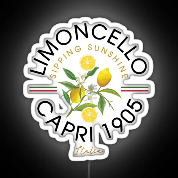 Limoncello Capri Italy RGB Neon Sign