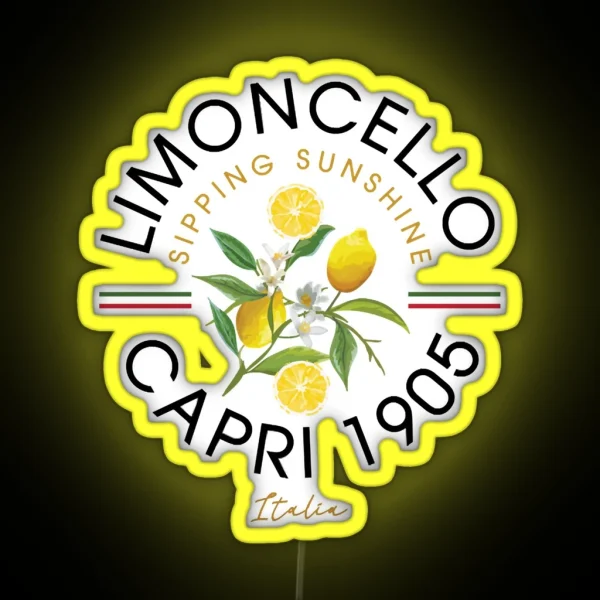 Limoncello Capri Italy RGB Neon Sign