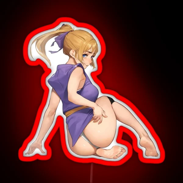 Linda Shinobi RGB Neon Sign