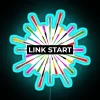 link-start-neon-sign-rgb-lighting-blue-glow
