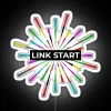 link-start-neon-sign-rgb-black-white-background