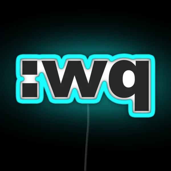 Linux Vim Write And Quit Wq Command Led RGB Neon Sign