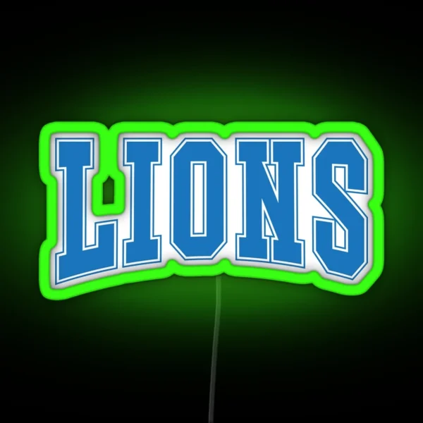 Lions RGB Neon Sign