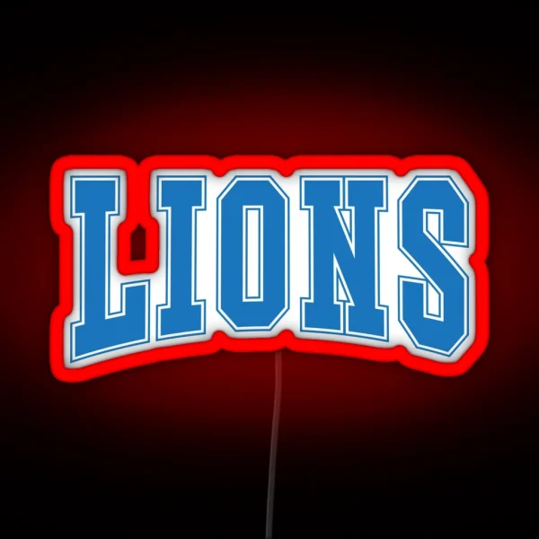 Lions RGB Neon Sign