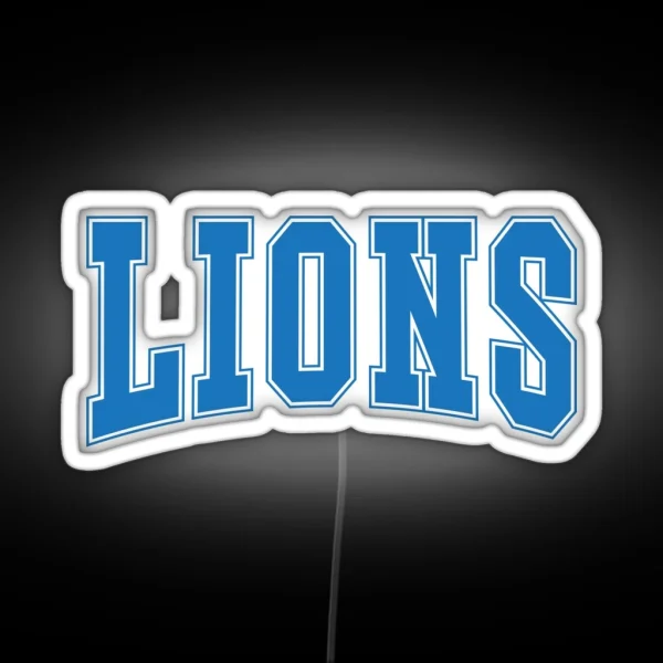 Lions RGB Neon Sign