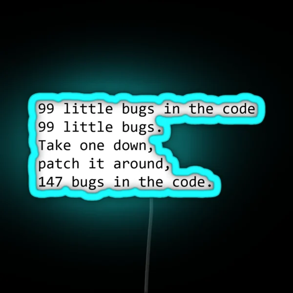 Little Bugs RGB Neon Sign