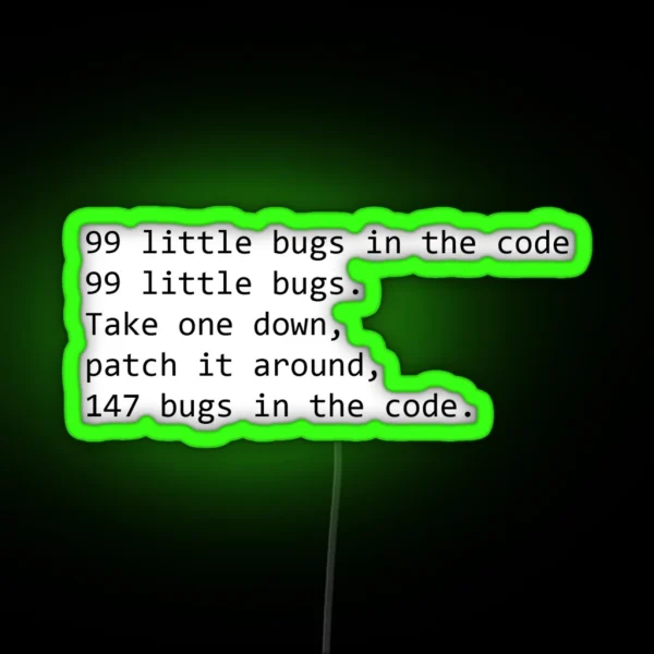 Little Bugs RGB Neon Sign