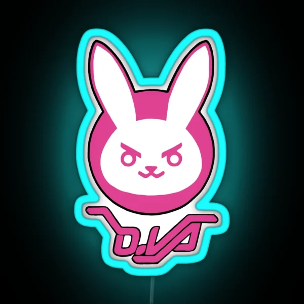 Little Bunny RGB Neon Sign