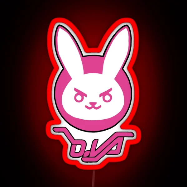 Little Bunny RGB Neon Sign