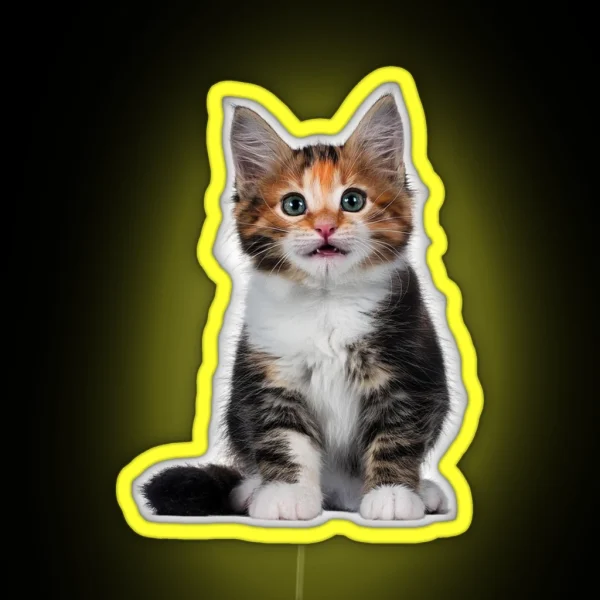 Little Cute Cats 1 RGB Neon Sign