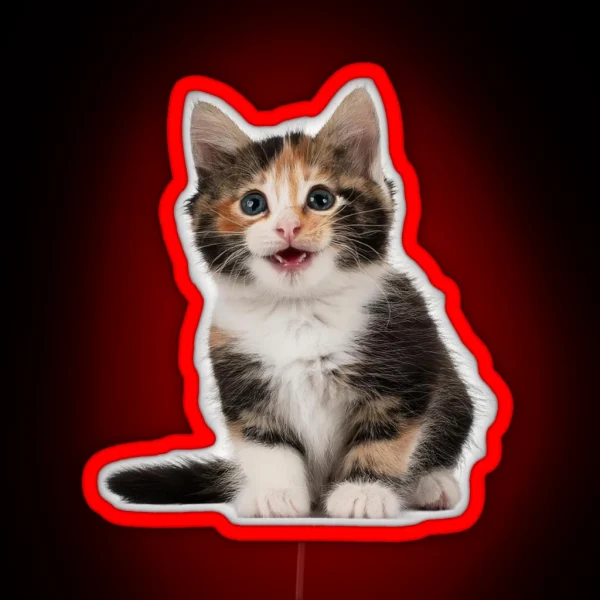 Little Cute Cats 2 RGB Neon Sign