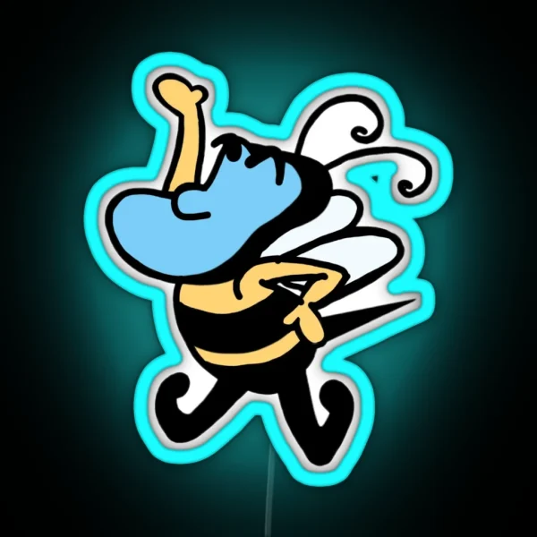 Little Genie Bee Bee Yourself RGB Neon Sign