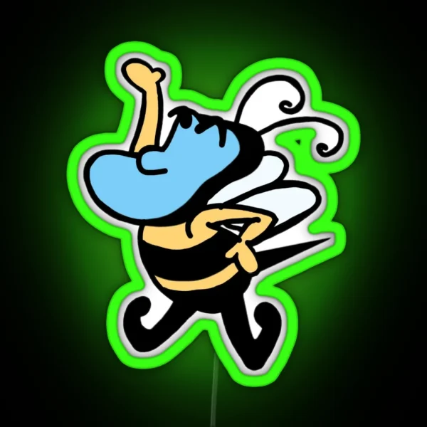 Little Genie Bee Bee Yourself RGB Neon Sign