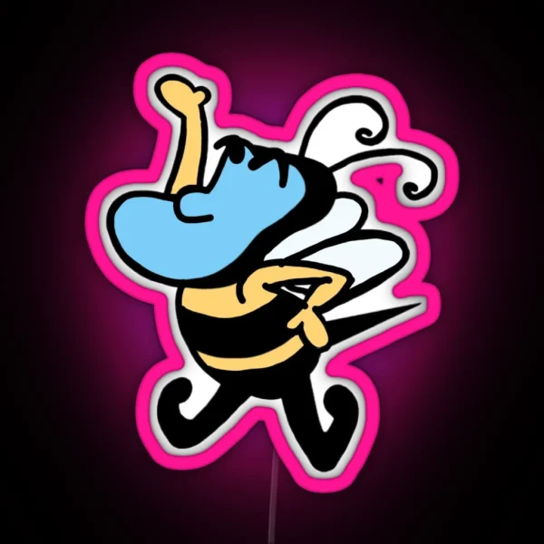 Little Genie Bee Bee Yourself RGB Neon Sign