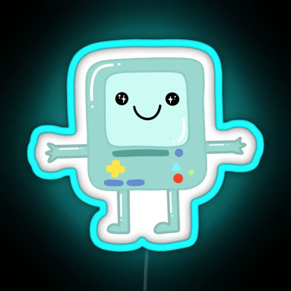 Little Guy Cute Nostalgia RGB Neon Sign