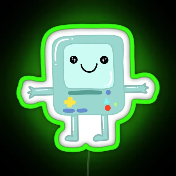 Little Guy Cute Nostalgia RGB Neon Sign