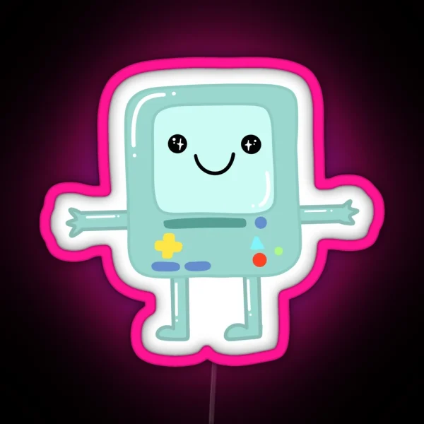 Little Guy Cute Nostalgia RGB Neon Sign