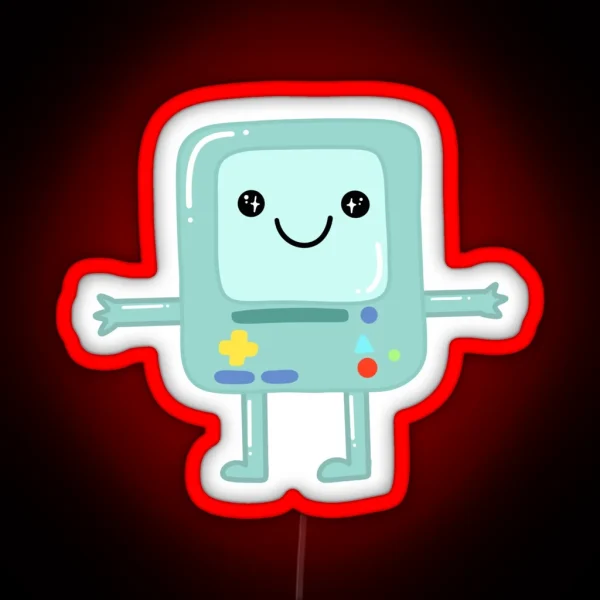 Little Guy Cute Nostalgia RGB Neon Sign