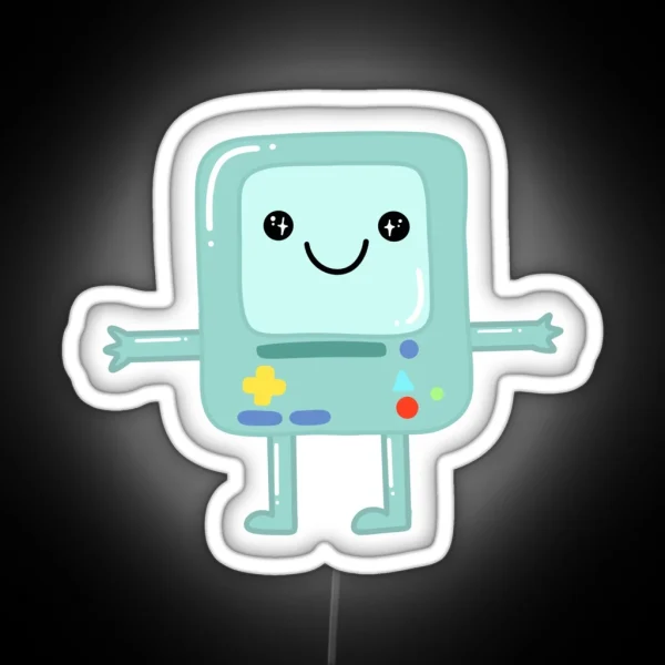 Little Guy Cute Nostalgia RGB Neon Sign