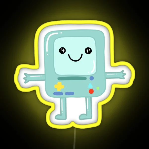 Little Guy Cute Nostalgia RGB Neon Sign