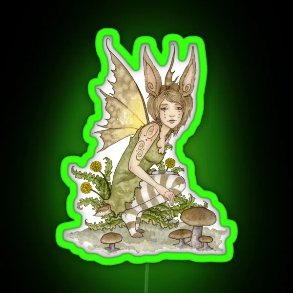Little Hare RGB Neon Sign