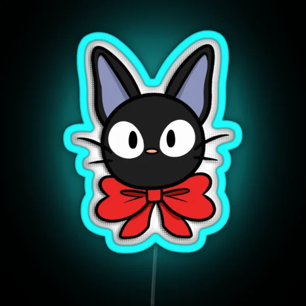 Little Jiji From Kiki S Delivery Service RGB Neon Sign