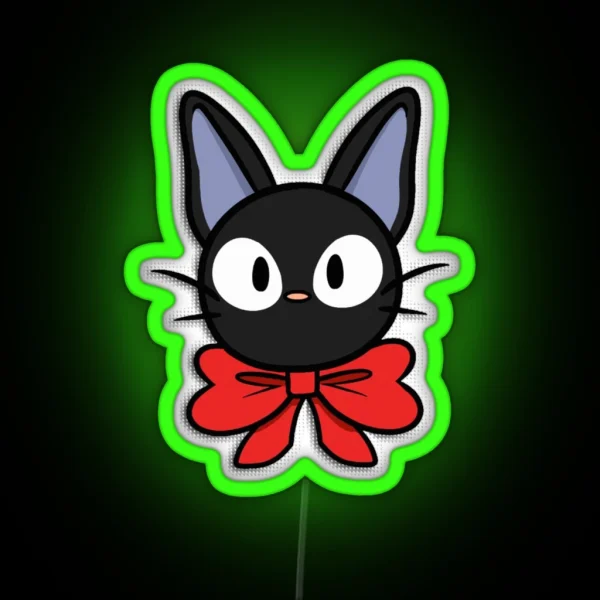 Little Jiji From Kiki S Delivery Service RGB Neon Sign