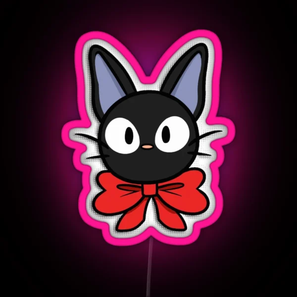 Little Jiji From Kiki S Delivery Service RGB Neon Sign