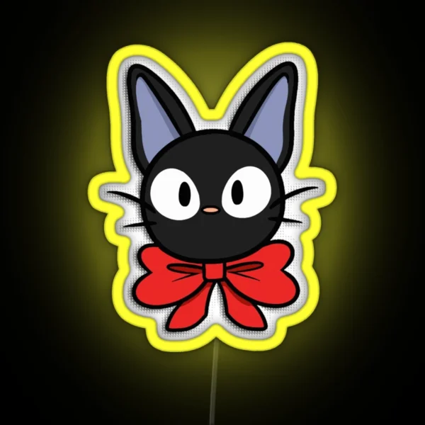 Little Jiji From Kiki S Delivery Service RGB Neon Sign