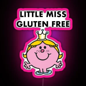 Little Miss Gluten Free RGB Neon Sign