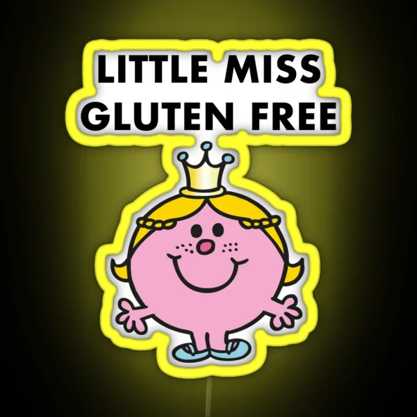 Little Miss Gluten Free RGB Neon Sign
