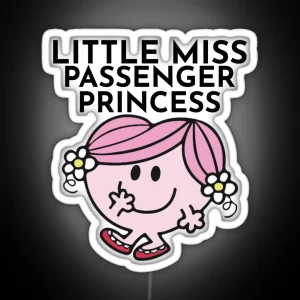 Little Miss Passenger Princess RGB Neon Sign