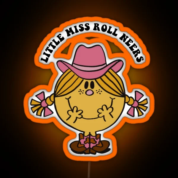 Little Miss Roll Neers RGB Neon Sign