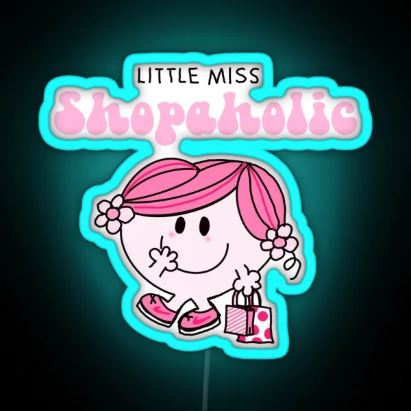 Little Miss Shopaholic RGB Neon Sign