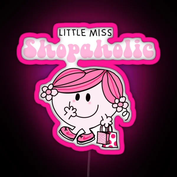 Little Miss Shopaholic RGB Neon Sign